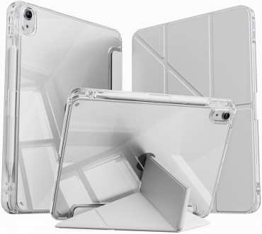 Чехол для Apple iPad Air 11 (2025), iPad Air (2020), iPad Air (2022), iPad Air 11 (2024) 10.9 дюйм прозрачный, светло-серый