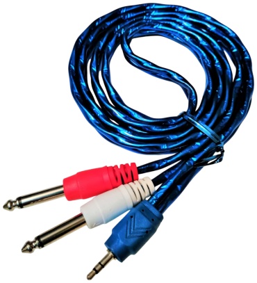 Кабель 3.5 mm jack - 6.35 mm jack 1.5 м
