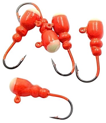 Мормышка TAIFUN Taifun Мормышка немка с ушком., цв.04, с фосф. пяткой, вес 0,8 г 1 шт