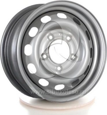 EURODISK 64A45R ED Silver 54.1 6x15/4x100 D54.1 ET45 4 диска черный, серебристый, графит