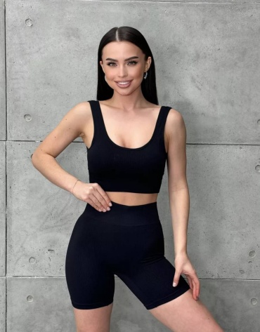 Спортивный костюм Shantal Lingerie черный