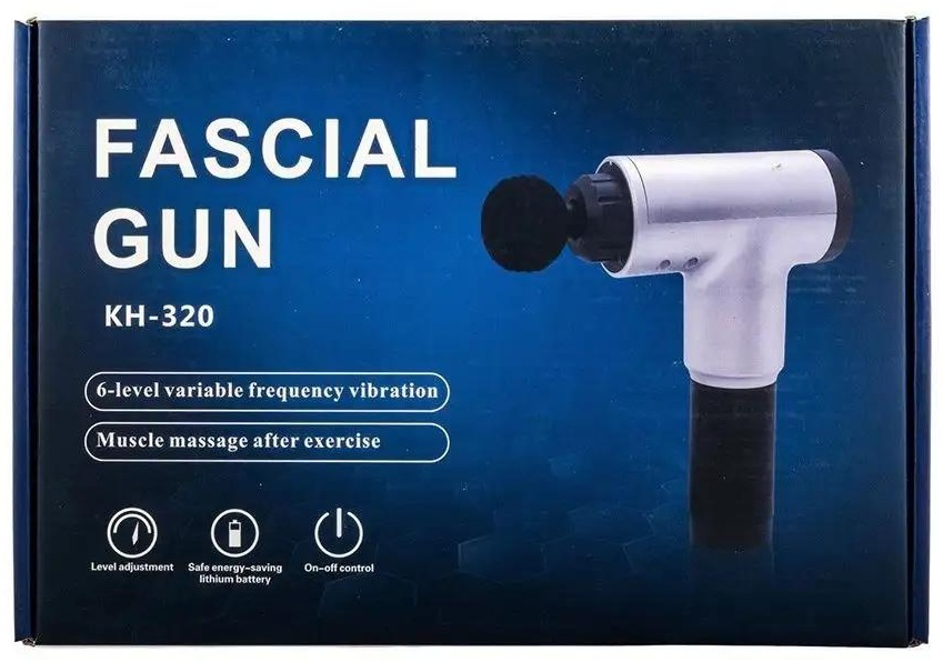 Массажер Fascial Gun 124141106 ручной вибрационный