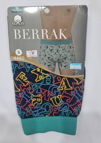 Боксеры Berrak темно-синий, мятный