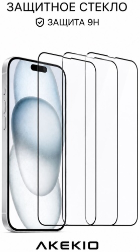 Стекло AKEKIO для Apple iPhone 17 Pro черный