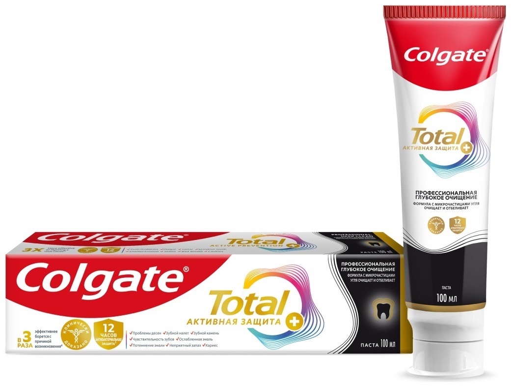 Colgate зубная паста Total 12 Professional Deep Clean 100 мл