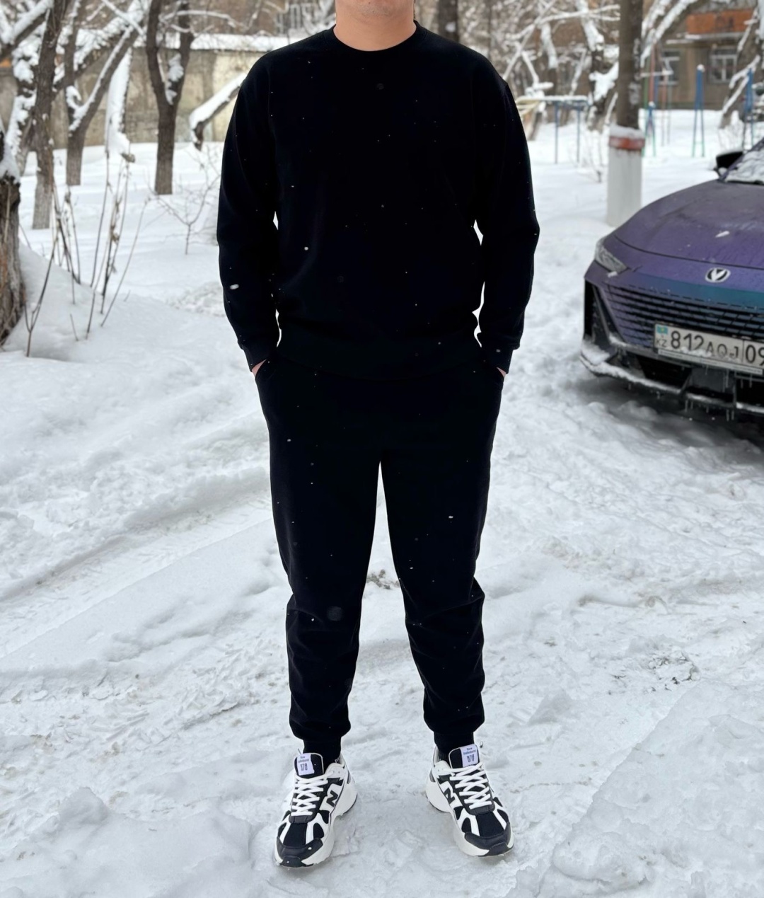 Повседневный костюм черный