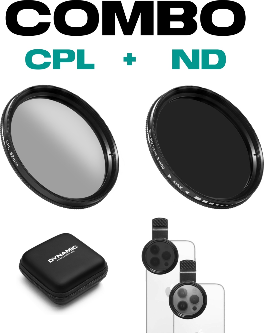 Смарт-линзы для смартфона DYNAMIC CP/ND-DYN-01 2 шт черный