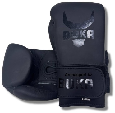 Боксерские перчатки BUKA 14 oz черный