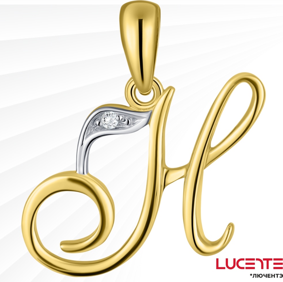 Подвеска Lucente Бриллианты Якутии PEN-LU-585-24025687 вес 0.767 г золото, бриллиант