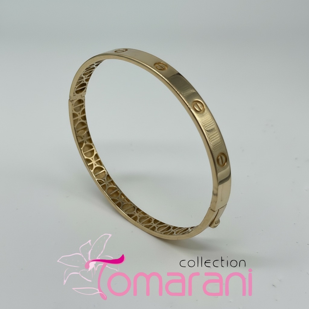 Tomarani collection TC_КартББР_01 длина 18 см, вес 9 г золото, плетение обод