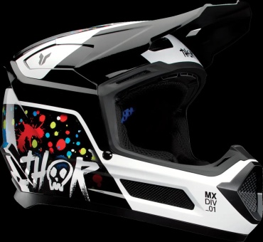 THOR THOR Fleet Splat Black S (детский) рисунок, белый, черный S