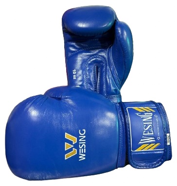 Боксерские перчатки WESING 12 oz синий