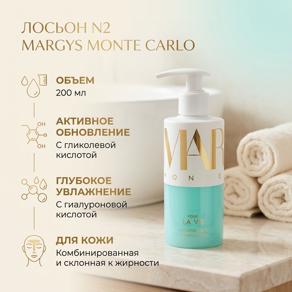 Margys Monte Carlo The Lotion N2 Лосьон 200 мл
