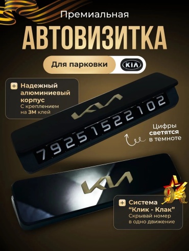 Автомобильная визитка 2051811997 черный