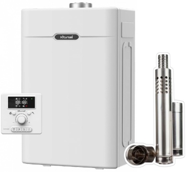 Газовый котел Kiturami Alpha Plus 18 с дымоходом