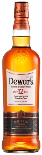 Виски Dewars 12 YO купажированный 40% 0.7 л