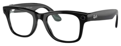 Смарт-очки Ray-Ban Meta WAYFARER CLEAR черный