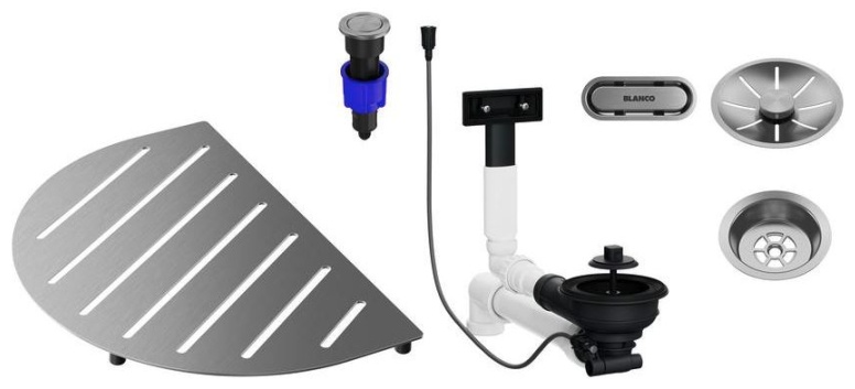 Сливная подложка Blanco 527993 Bundle Oovalon Components BF Комплект BF 40x30 см