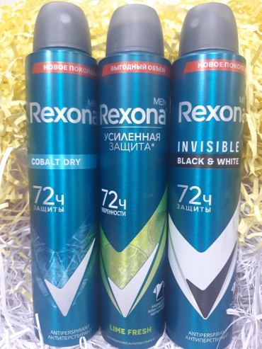 Rexona Набор Дезодорантов для тела спрей антиперспирант для мужчин, 3 аромата набор для тела для мужчин