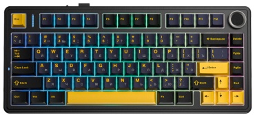 AULA F75 Gray Wood V3 switch Black/Blue/Orange F75 G/W3 BDO_V2 черный