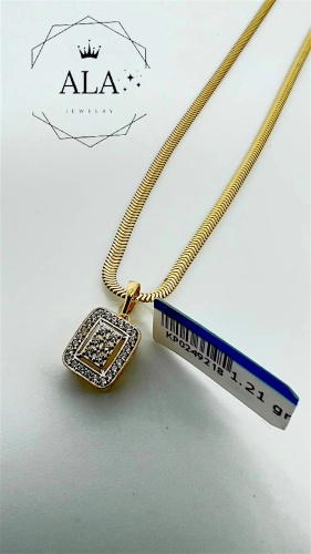 ALA ALA_GLD239-008 длина 50 см, вес 6.28 г золото, плетение снейк