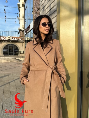 Пальто Max Mara коричневый