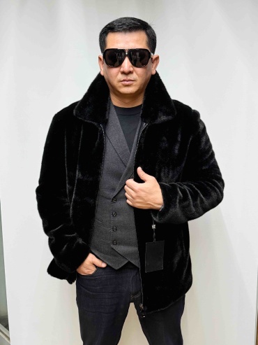 Шуба MARIO CASSEL черный