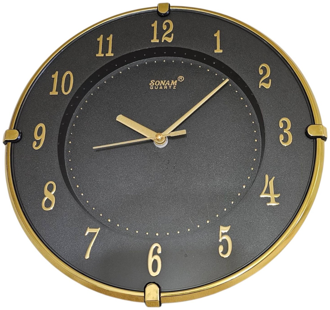 Часы кварцевые Sonam 4507 B.Golden, пластик