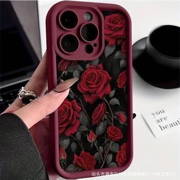 Чехол NURJAN для Apple iPhone 16 Pro бордовый