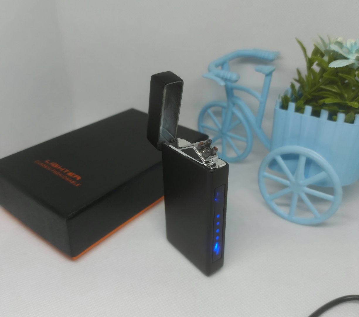 Lighter электронная зажигалка Люкс дуговая зажигалка, металлический сплав