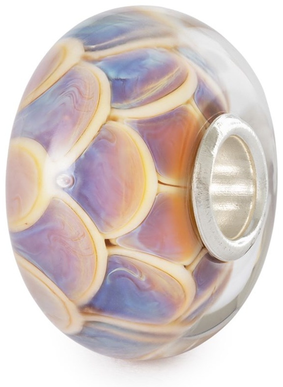 Шарм Trollbeads TGLBE-20436 вес 1.97 г серебро, муранское стекло