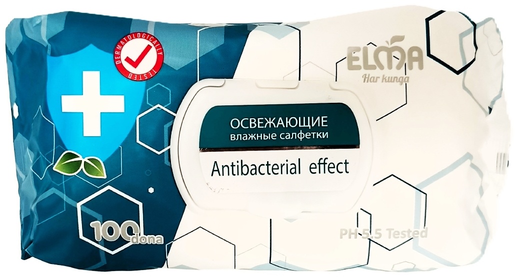 Влажные салфетки Elma Har Kunga Antibacterial Effect 100 шт