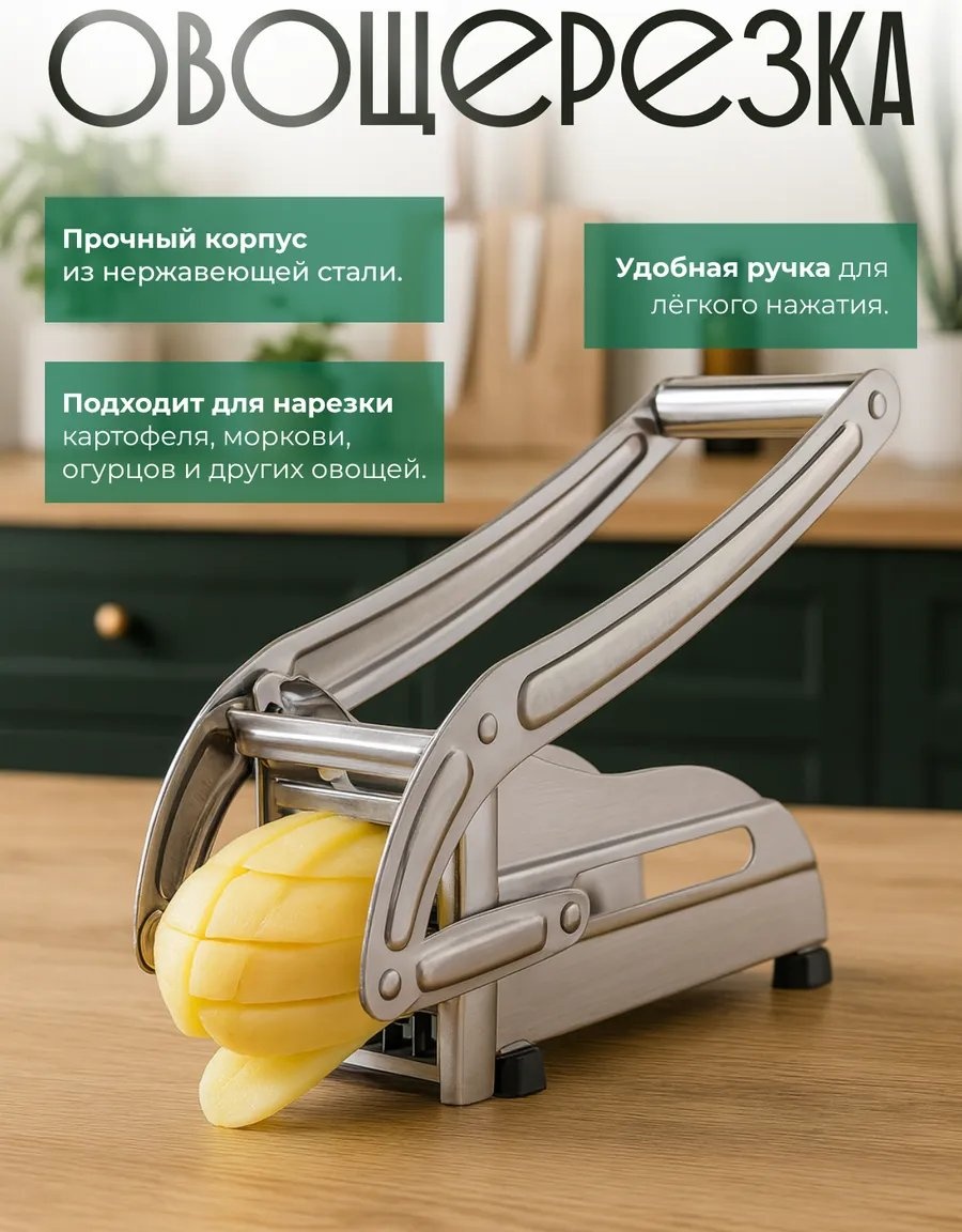Овощерезка 580316728, нерж.сталь