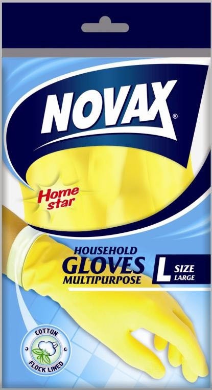 Novax перчатки Базовая коллекция 505935926 жёлтый 1 шт