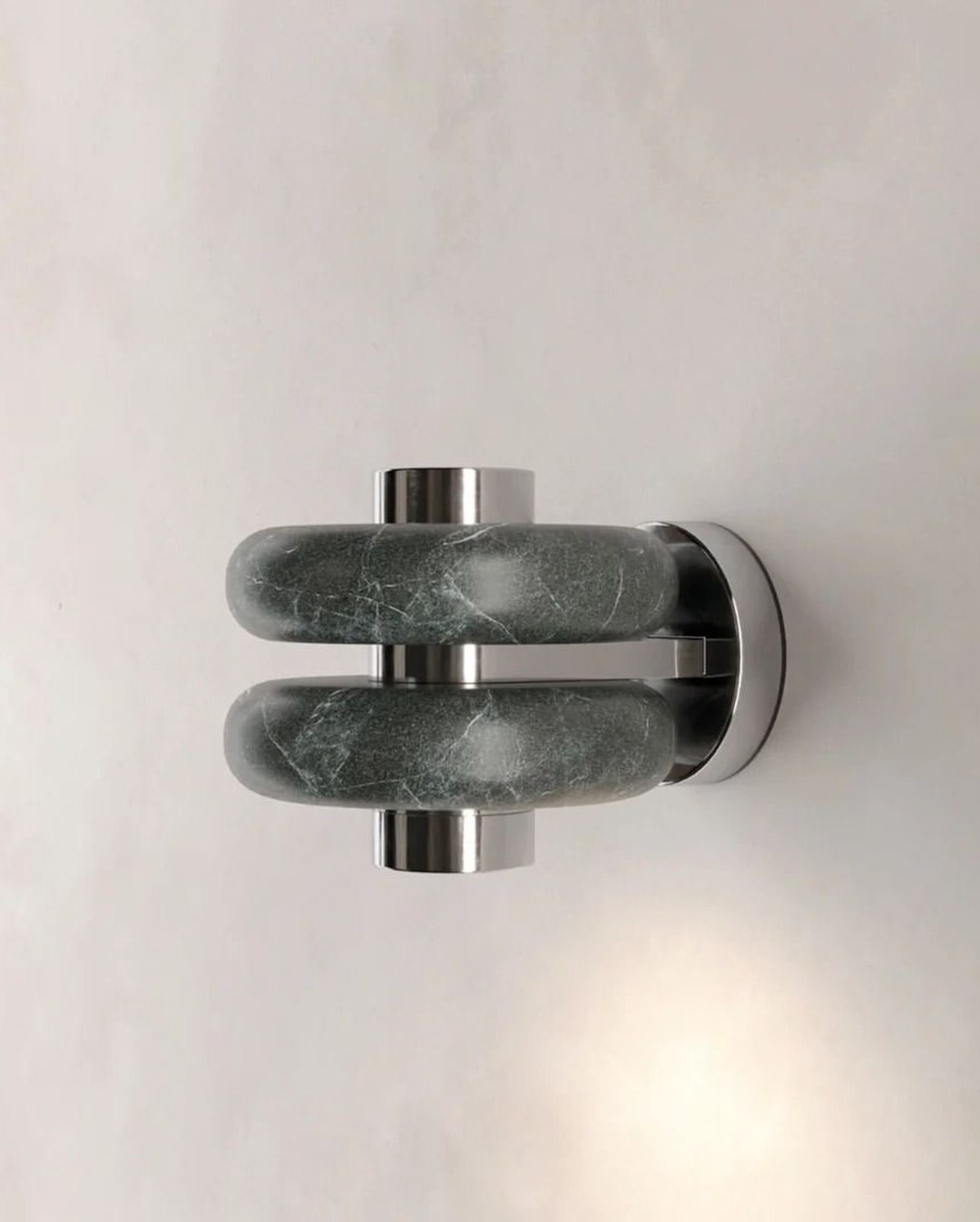 Бра настенный Venn Electro LED, серебристый, зеленый