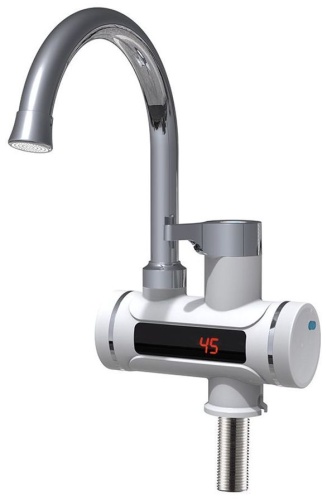 Водонагреватель проточный AQUA AQUA BEF-009C белый, серебристый