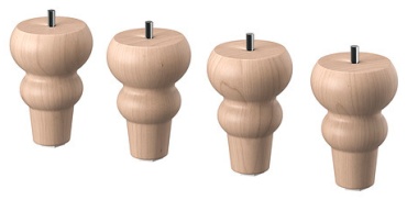 IKEA комплект ножек для дивана дерево, 12 см