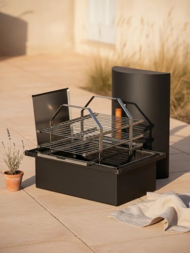 Коптильня 38.5 см 38.5 см 55 см, сталь
