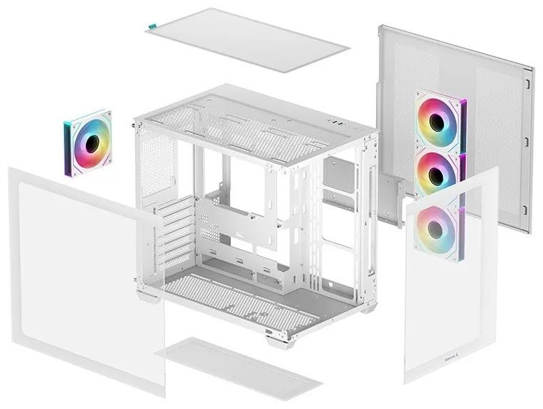 Корпус Deepcool CG530 4F White белый