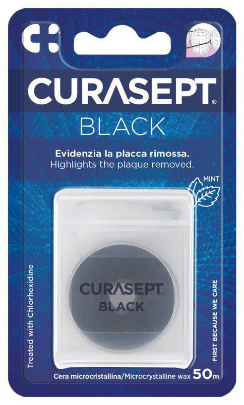Curasept CuraseptFloss Black флоссер 50 м