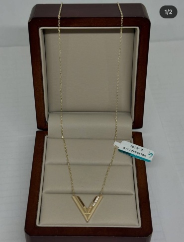 Колье Sandu gold 50196875 длина 45 см вес 2.61 г золото, стекло, фианит, эмаль