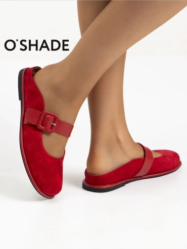 Мюли Oshade красный