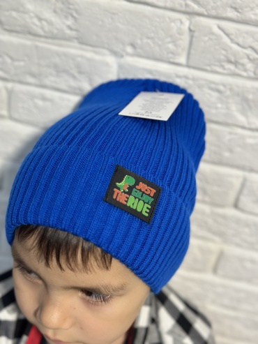 Шапка BOBO kids размер 48, синий