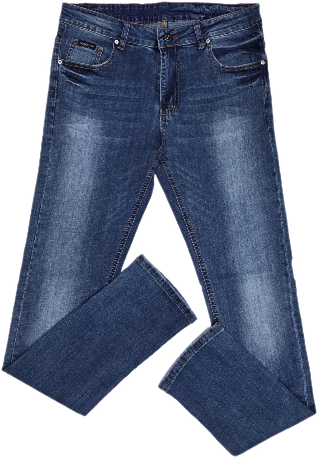 Джинсы зауженные Denim синий
