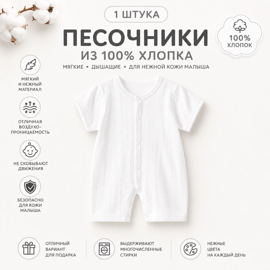 Песочник белый