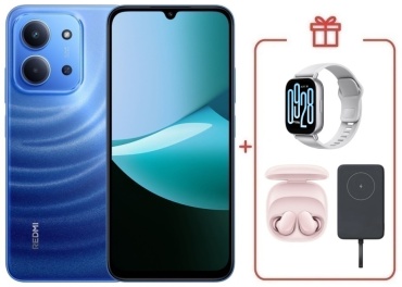 REDMI 15C 4 ГБ/128 ГБ голубой + подарок