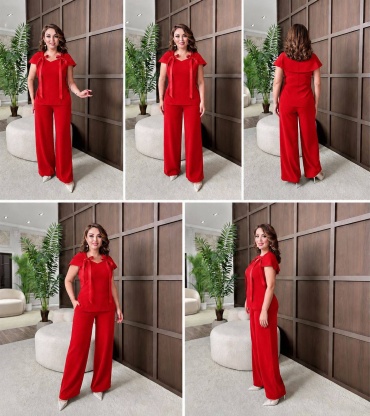 Костюм повседневный GLAMOUR красный