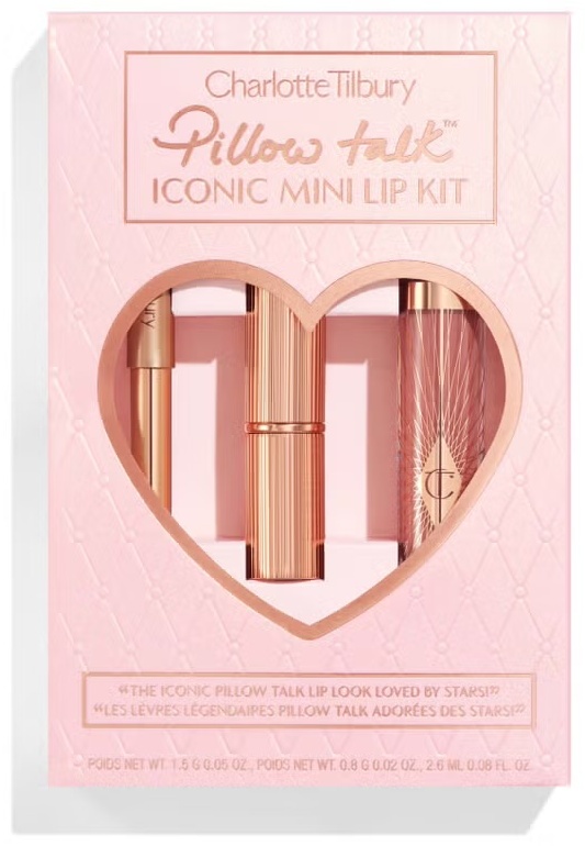 Charlotte Tilbury Pillow Talk Iconic Mini Lip Kit набор декоративной косметики для женщин