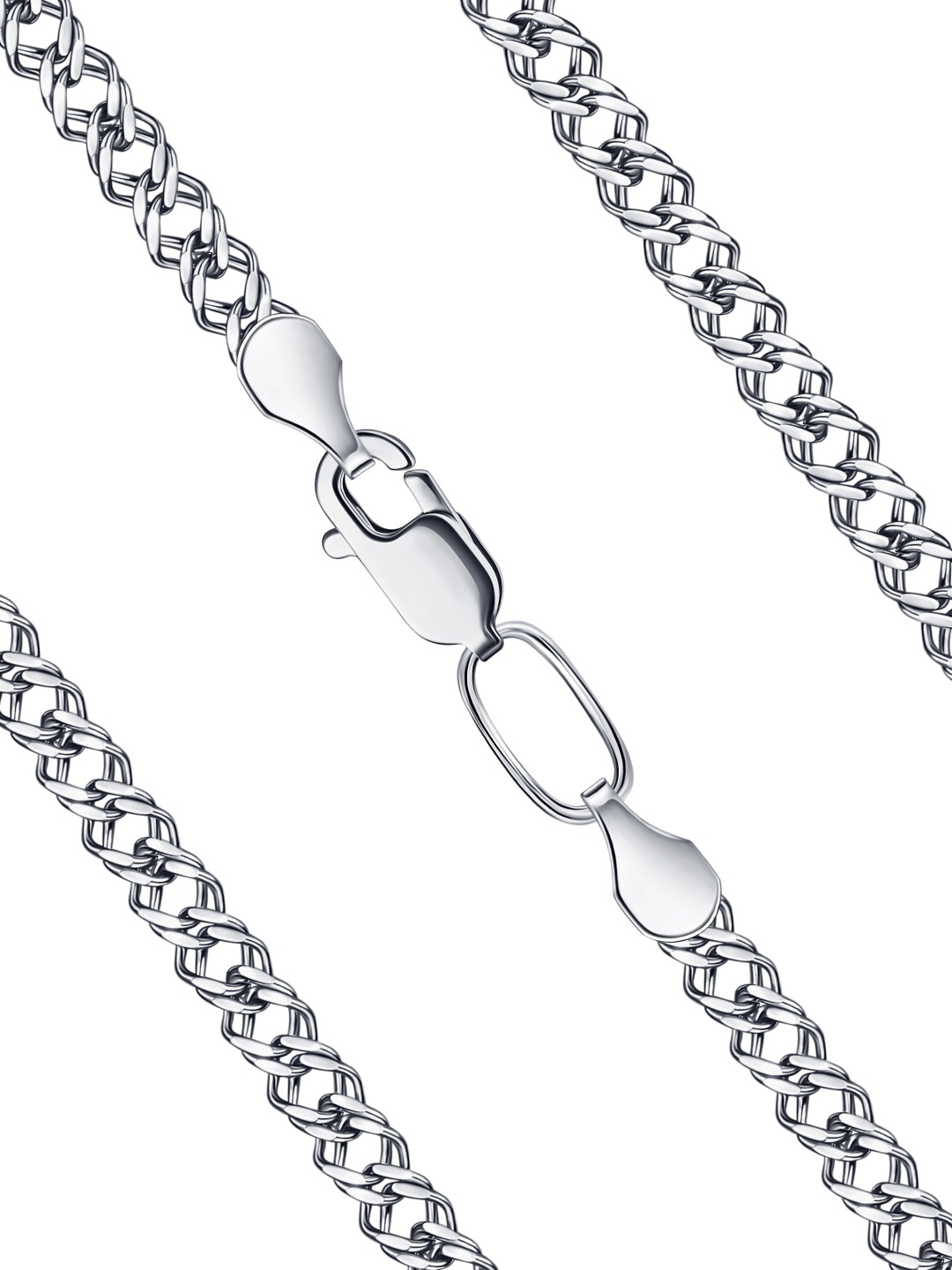 Lucente Silver CHA-LU-925-3502-60 длина 60 см, вес 9.16 г серебро, плетение двойной ромб