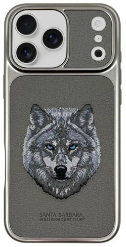 Чехол Santa Barbara Polo & Racquet Club для Apple iPhone 17 Pro серебристый